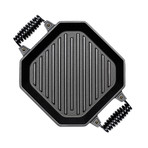 12" Cast Iron Grill Pan + Trivet