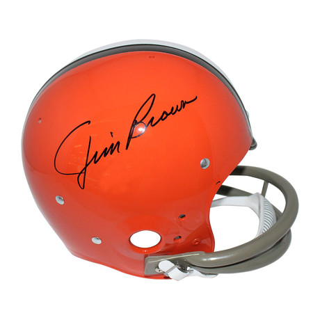 Signed Replica Cleveland Browns Throwback Helmet // Jim Brown - The Best of  Steiner Sports - Touch of Modern