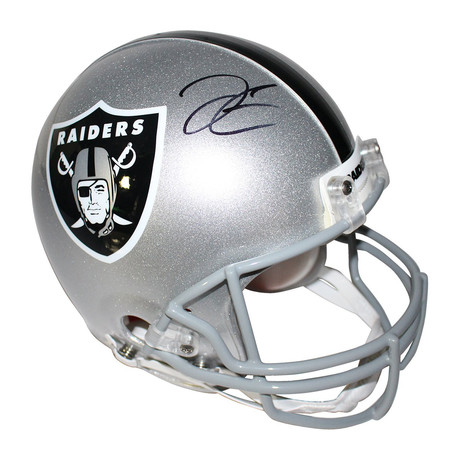 Derek Carr Oakland Raiders Signed Autograph Blaze Mini Helmet Steiner Sports Certified 