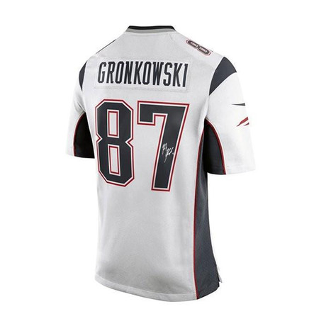 Signed New England Patriots Replica Jersey // Rob Gronkowski