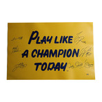1988 Notre Dame 6 Signature Poster // Limited Edition