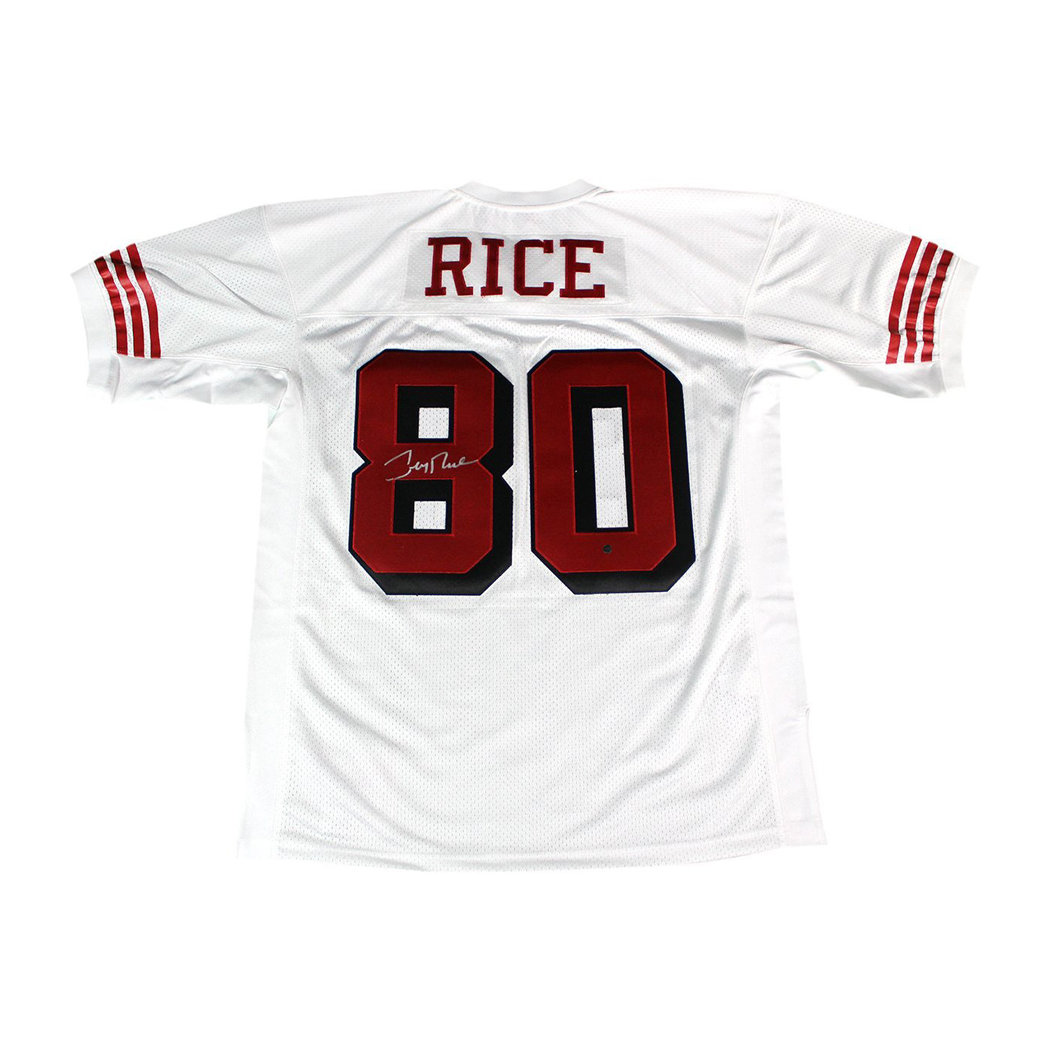 Signed SF 49ers Authentic White Jersey 