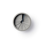 4th Dimension Wall Clock // Blue + Gray (5.91" Diameter)