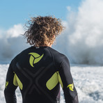 Long Sleeve Rashguard // Black + Yellow (M)