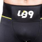 Neoprene Pants // Black + Yellow (M)