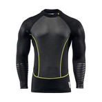 Neoprene Top // Black + Yellow (M)