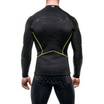 Neoprene Top // Black + Yellow (M)