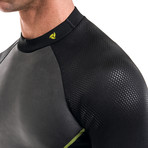 Neoprene Top // Black + Yellow (M)