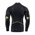 Neoprene Top // Black + Yellow (M)