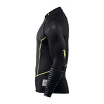 Neoprene Top // Black + Yellow (M)