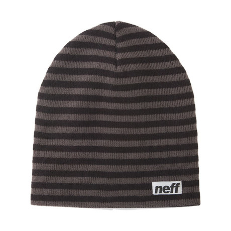 Duo Stripe Beanie (Red + Black)