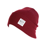 Lawrence Beanie (White + Black)