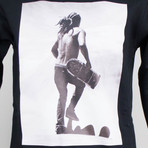 Palm Angels // Rasta Crewneck Sweatshirt // Black (XL)