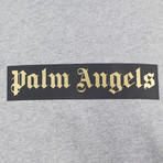 Palm Angels // Logo Crewneck Sweatshirt // Melange Gray (XL)