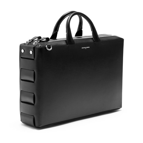 Treccia Grand Briefcase (Black)