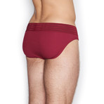 Hard Core Sport Brief // Bravado Red (L)