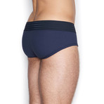 Hard Core Fly Front Brief // Flotilla Navy (XL)