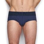 Hard Core Fly Front Brief // Flotilla Navy (M)