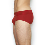 Hard Core Fly Front Brief // Salsa (M)