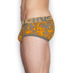 Oxide Punt Brief // Pumice Gray + Orange (S)