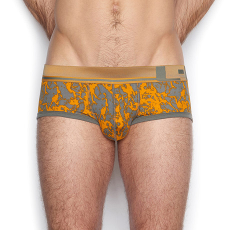 Oxide Punt Brief // Pumice Gray + Orange (XS)