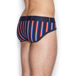 Spectrum Low Rise Brief // Flotilla Navy (XL)