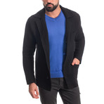 Wool Button Jacket // Black (S)