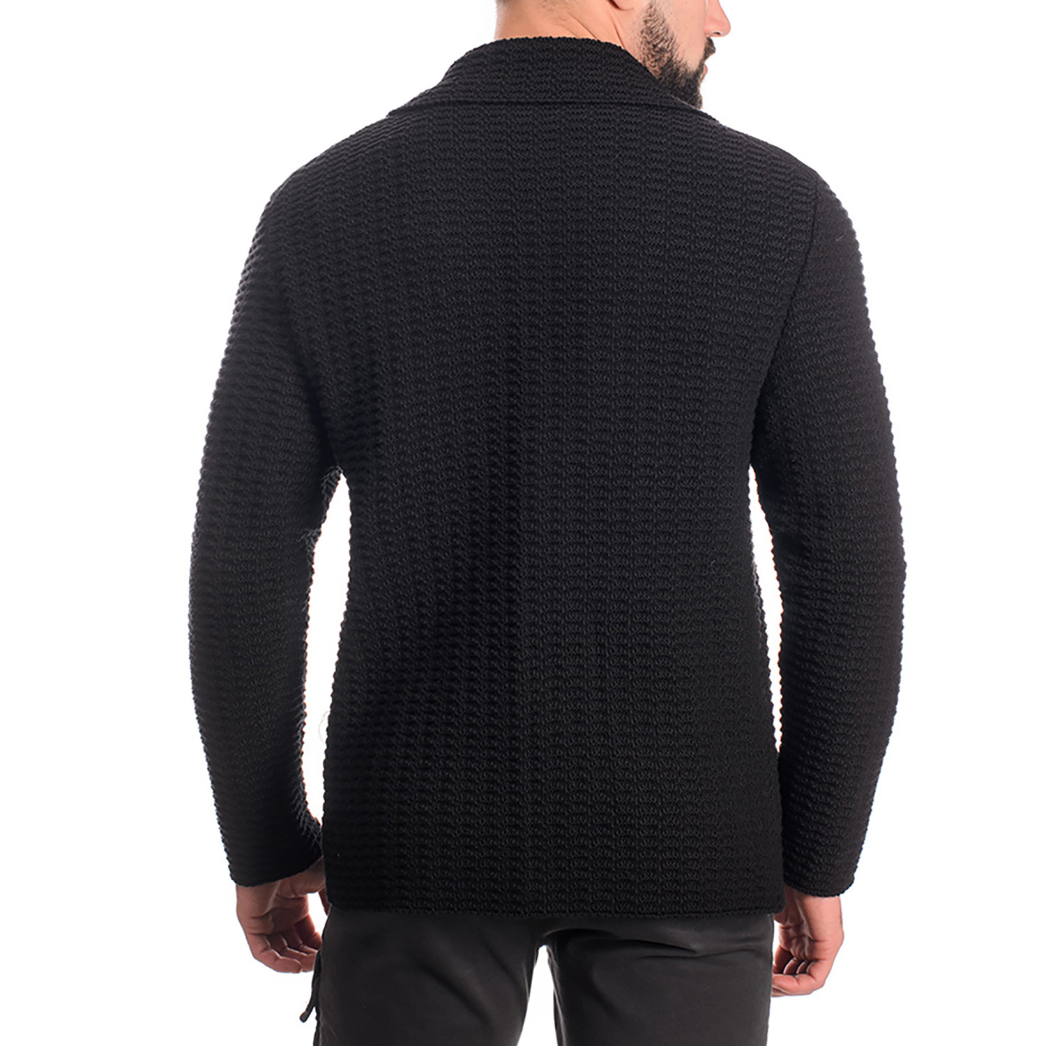 Wool Button Jacket // Black (2XL) - fashion atlas - Touch of Modern