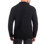 Wool Button Jacket // Black (L)