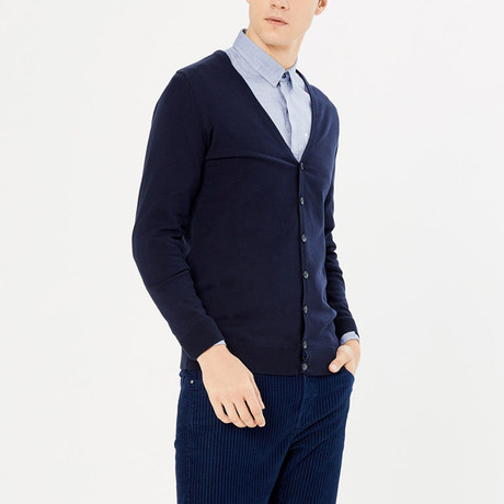 Filbert Cardigan // Navy (S)