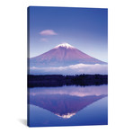 Reflection Of Mount Fuji, Lake Motosu, Yamanashi Prefecture // Rob Tilley (18"W x 26"H x 0.75"D)