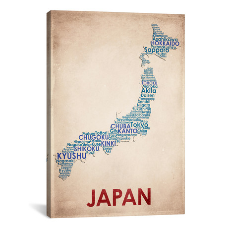 Japan // American Flat (18"W x 26"H x 0.75"D)