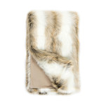Limited Edition Faux Fur Throw // Fox (Arctic)