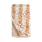 Limited Edition Faux Fur Throw // Snow Leopard