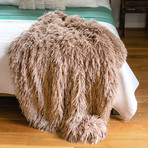 Signature Faux Fur Throw (Carved Sable)