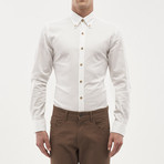 Button Down Shirt // White (M)