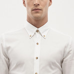 Button Down Shirt // White (M)