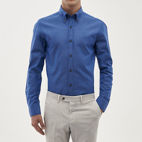 Button Down Shirt I // Navy (S)