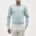 Button Down Shirt // Turquoise (M)