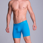 Microfiber F.E. Long Boxer // Turquoise (M)