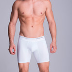 Microfiber F.E. Long Boxer // White (XL)