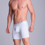 Microfiber F.E. Long Boxer // White (XL)