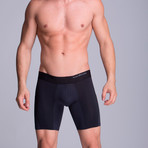 F.E. Long Mesh Boxer // Black (L)