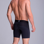 F.E. Long Mesh Boxer // Black (L)