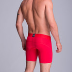 F.E. Long Mesh Boxer // Red (XL)