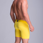 F.E. Long Mesh Boxer // Yellow (M)