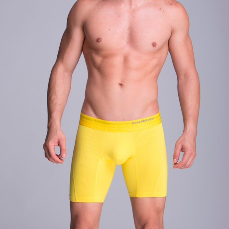 F.E. Long Mesh Boxer // Yellow (XS)