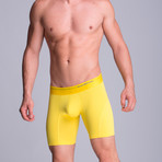 F.E. Long Mesh Boxer // Yellow (M)