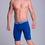 Extra Long Athletic Boxers // Electric Blue (M)
