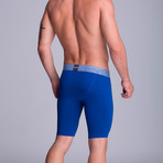 Extra Long Athletic Boxers // Electric Blue (S)